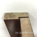 Tira de sellado de protección de goma recortada para puerta de madera
